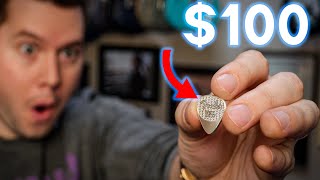 Video thumbnail for I Bought a $100 Sterling Silver Guitar Pick–What Does it SOUND LIKE? by Music is Win
