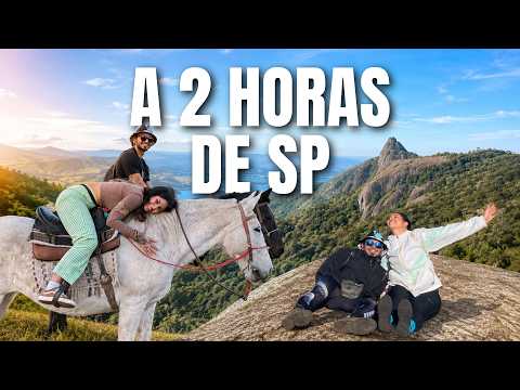 FUGIMOS DE SP: Trilha Pico do Lopo, cavalgada no pôr do sol e comida da roça!