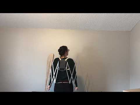 Large scale articulating wing frame