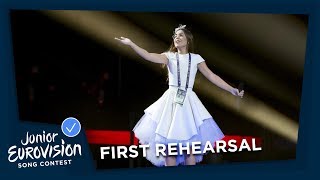 Bojana Radovanović - Svet (World) - First Rehearsal - Serbia 🇷🇸 - Junior Eurovision 2018