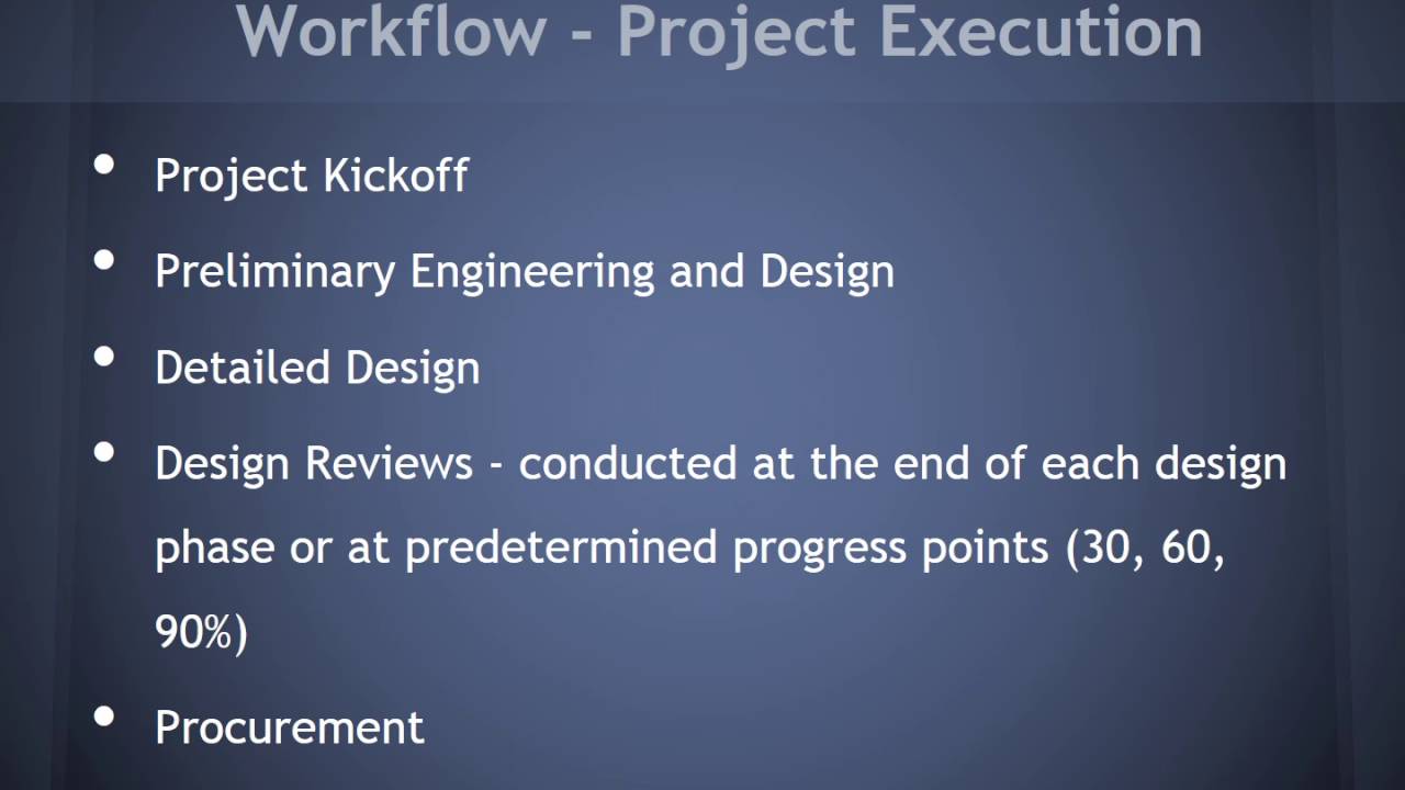 Engineering Workflow Presentation