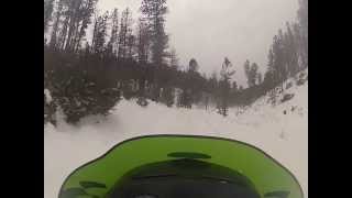 preview picture of video '1/12/14 Snowmobile Ride in Southern Black Hills'