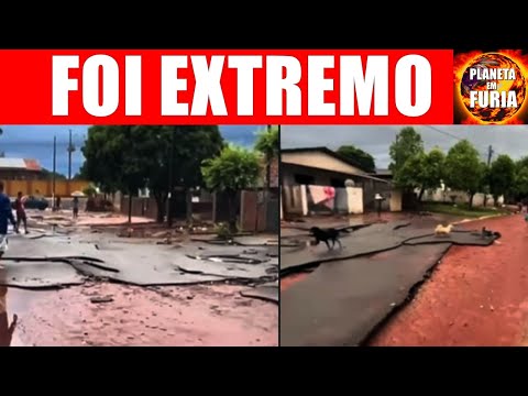 temporal severo atinge Altônia no Parana!