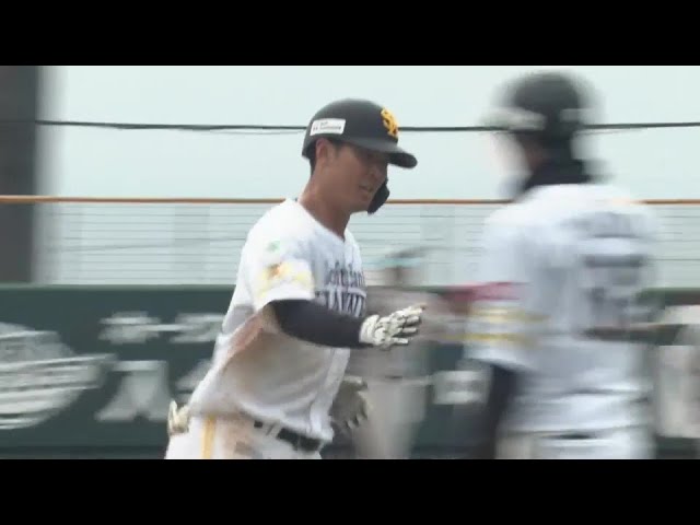 【ファーム】完璧な一発!! ホークス・石塚綜一郎 レフトへの2ランホームラン!! 2024年4月4日 福岡ソフトバンクホークス 対 くふうハヤテベンチャーズ静岡
