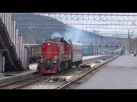 TЭM2AK 1165 departing Tynda Train 6642 to Дипкун 14 MAY 2019 00029