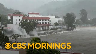 Download lagu Super Typhoon Ragasa slams southern China mp3