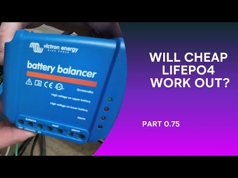Can the Victron Battery Balancer save our cheap LIFEPO4 Batteries? RV Solar Upgrade part 0.75