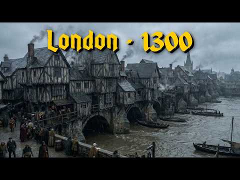 London 1300: The Apocalypse Happened in 1348 (AI Reconstruction)