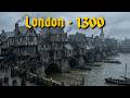 London 1300 The Apocalypse Happened In 1348 AI Reconstruction