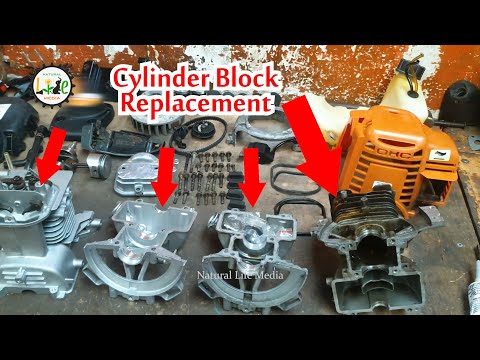 Complete Assembling of a GX35 Engine - 4 Stroke Sprayer Engine Restoration Part2