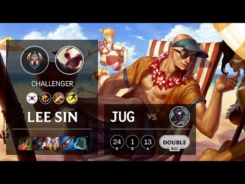 Lee Sin Jungle vs Kayn - KR Challenger Patch 10.13