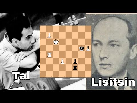 Meanwhile The Grandmaster Name is Mikhail Tal. USSR Championship (1956), Georgy Lisitsin vs Tal.