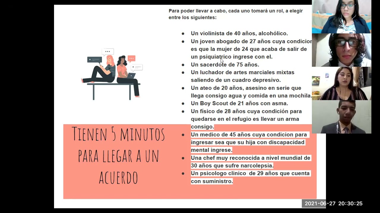 DINAMICA GRUPAL- ENTREVISTA DE TRABAJO A 8 POSTULANTES- EMPRESA Pitchify