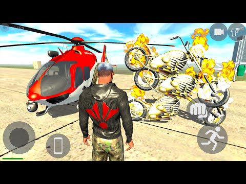 Ghost Motorbikes Helicopter and ATV Quad Bike Open World Indian Bikes Simulator - Android Gameplay.