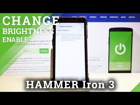 How to Activate Auto-Brightness in myPhone Hammer Iron 3 – Display Settings