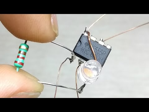 2 Brilliant idea for touch switch with 547 transistor and NE 555 ic Video