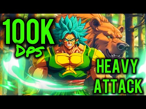 ESO 100K DPS🔥 Warden Heavy Attack One Bar Build PVE UPDATE 42