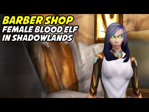 Female Blood Elf Customisations - Barber Shop (Shadowlands)