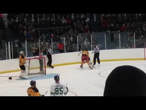 Fight/Bagarre Michael Fatangelo vs Jean-Philip Chabot 22 septembre 2018