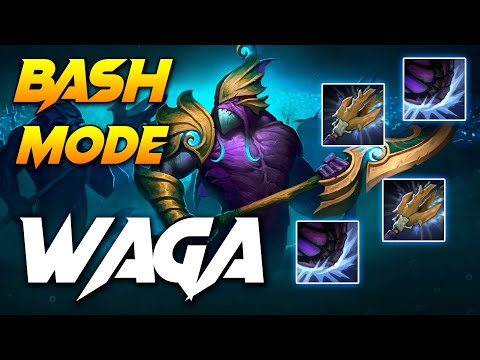 Waga Slardar Non Stop BASH Mode - Dota 2 Pro Gameplay [Watch & Learn]