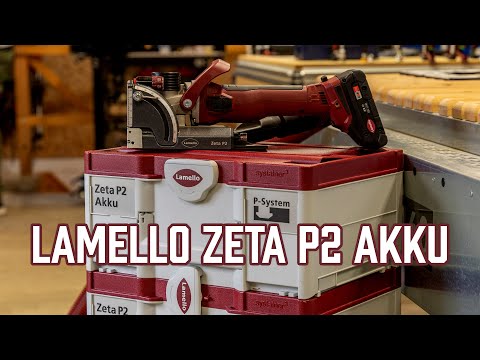 Lamello - Zeta P2 Cordless in action.