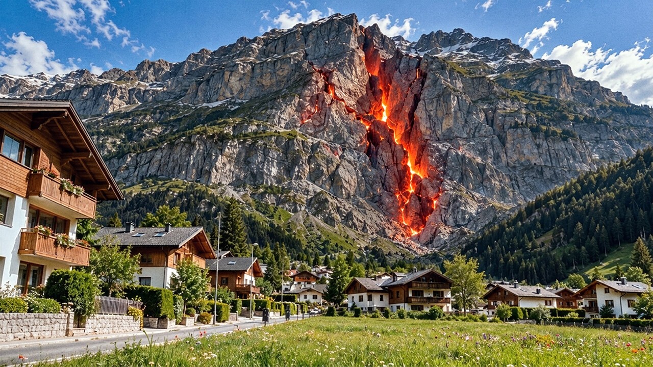 A Giant Crack Is Growing in the Alps Right Now