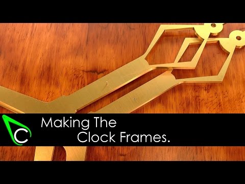 Clockmaking - How To Make A Clock In The Home Machine Shop - Part 1 - Making The Clock Frames