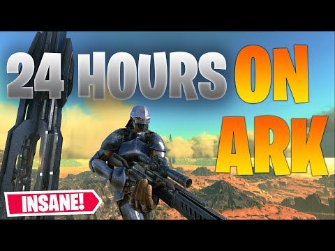 I Spent 24 HOURS On The Most POPULATED CLUSTER In ARK...