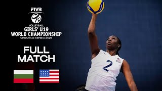 Bulgaria vs. USA - Gold Medal Match | Girls' U19 World Champs 2025 - Full Match