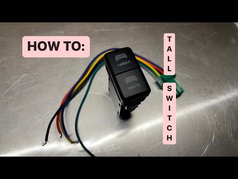 HOW TO: Wire a Cali Raised LED dual function switch - TALL SWITCH