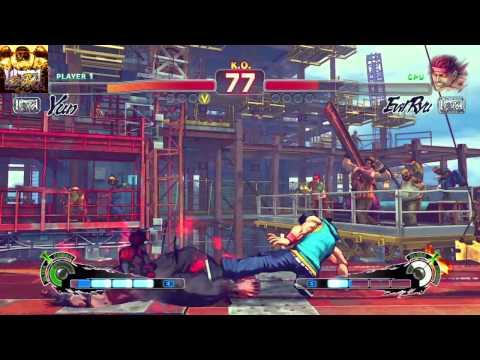ULTRA STREET FIGHT3R Yun vs. Evil Ryu