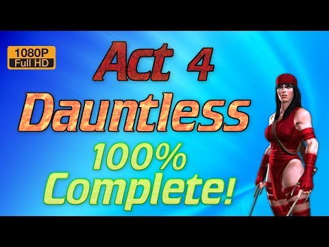 Act 4: Dauntless 100% Complete - Marvel Contest of Champions