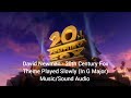 David Newman 20th Century Fox Theme Played Slowly In G Major Music Sound Audio