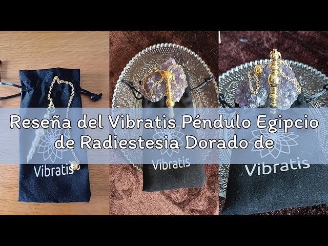Vídeo relacionado con NJCXOLA 2 piezas de péndulo radiosensible, péndulo egipcio dorado, péndulo de adivinación, péndulo cónico de metal para adivinación, péndulo egipcio de adivinación esotérica radiosensible