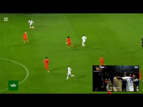 🇬🇭Ernest Nuamah goal for Lyon in 3️⃣:2️⃣ win vs Frankfurt.