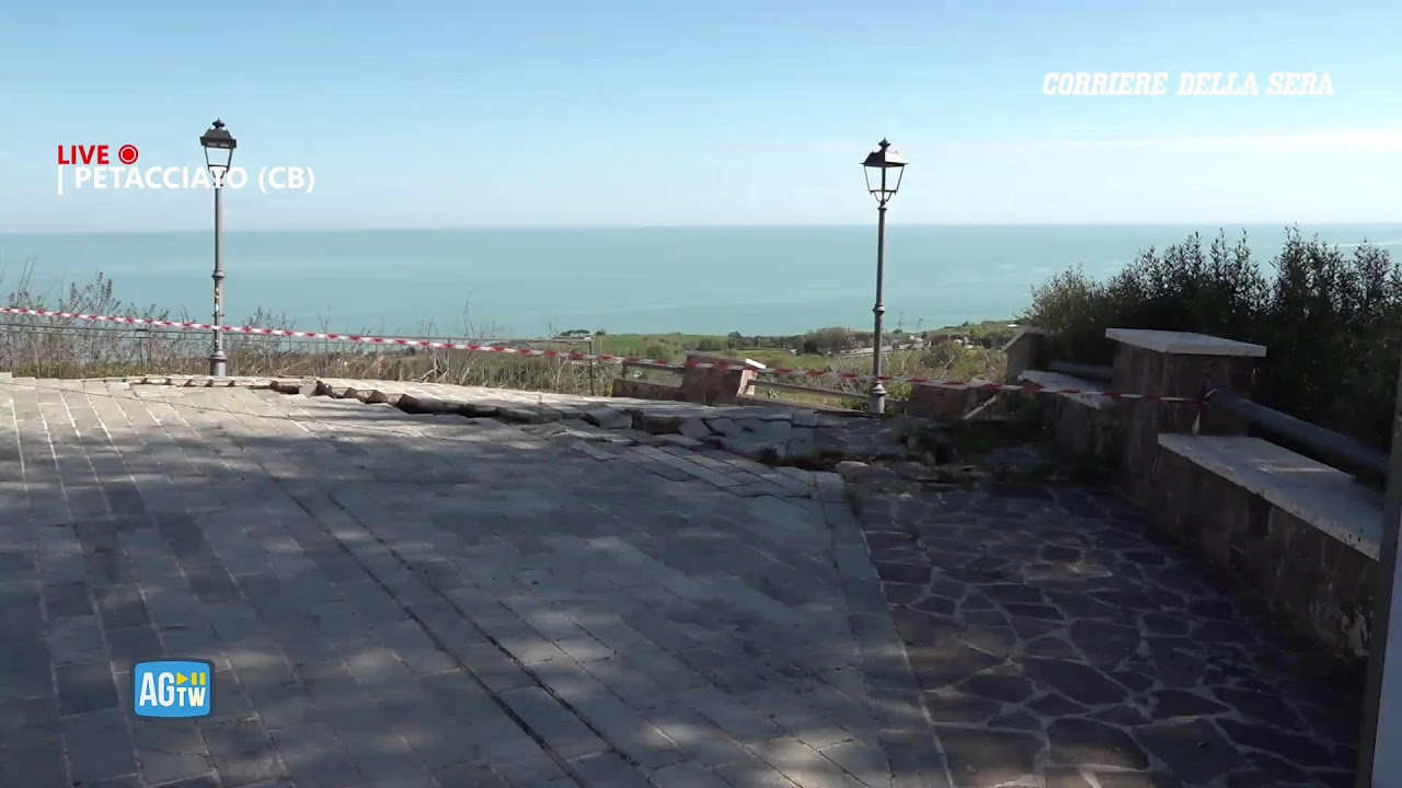 La frana a Petacciato