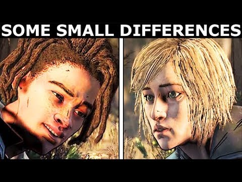 Violet / Louis Spying On The Raiders - Difference Check - The Walking Dead Final Season 4 Ep. 3