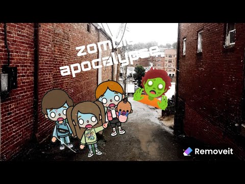 zombie apocalypse in Toca Boca credits to miss.toca.roleplays 😊