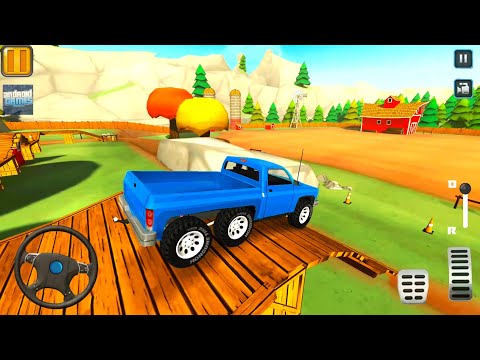 4x4 Trucks Trial Simulator - Offroad 6x6 Pickup Driving - Android Gameplay
