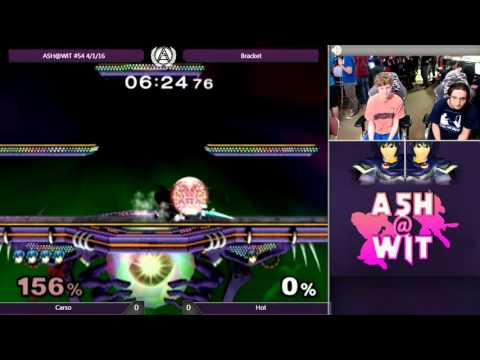 Carso (Marth) vs Hot (Black Marth) - ASH@WIT #54 Melee Bracket
