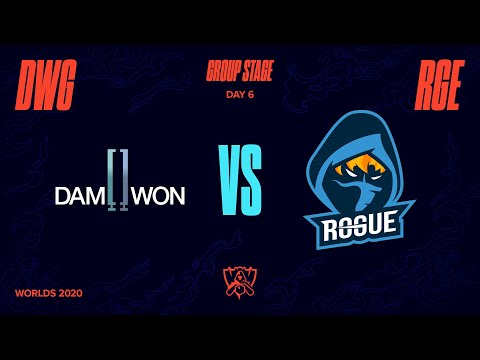 DWG vs RGE | Worlds Group Stage Day 6 | DAMWON Gaming vs Rogue (2020)