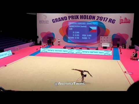 Dina Averina (2017) Hoop (AA) | GRAND PRIX · HOLON (ISRAEL) | @AverinaTwins