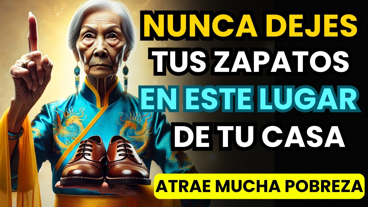 NUNCA Dejes tus ZAPATOS en ESTE LUGAR de tu Casa | ALEJA EL DINERO | Enseñanzas Budistas