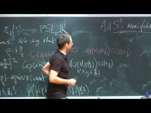Complex dynamics and character varieties - B. Deroin - Lecture 03