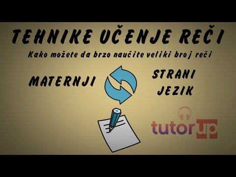 Tehnika učenja reči - Bitna stvar za progovaranje bilo kog stranog jezika