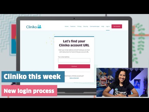 Cliniko This Week New Login Process