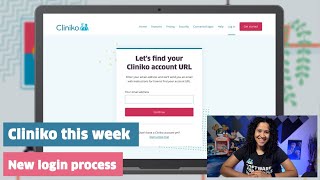 Cliniko this week: New login process