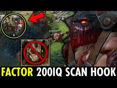 200IQ SCAN HOOK BY FACTOR PUDGE OFFLANE | GENIUS PUDGE