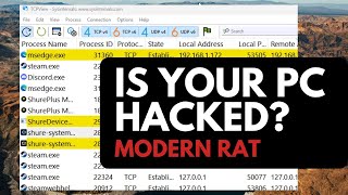 How to know if your PC is hacked? Modern RATs