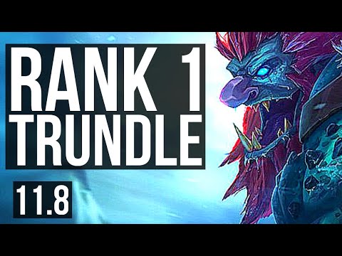 TRUNDLE vs DARIUS (TOP) | Rank 1 Trundle, 5/1/3, 1.1M mastery | TR Challenger | v11.8